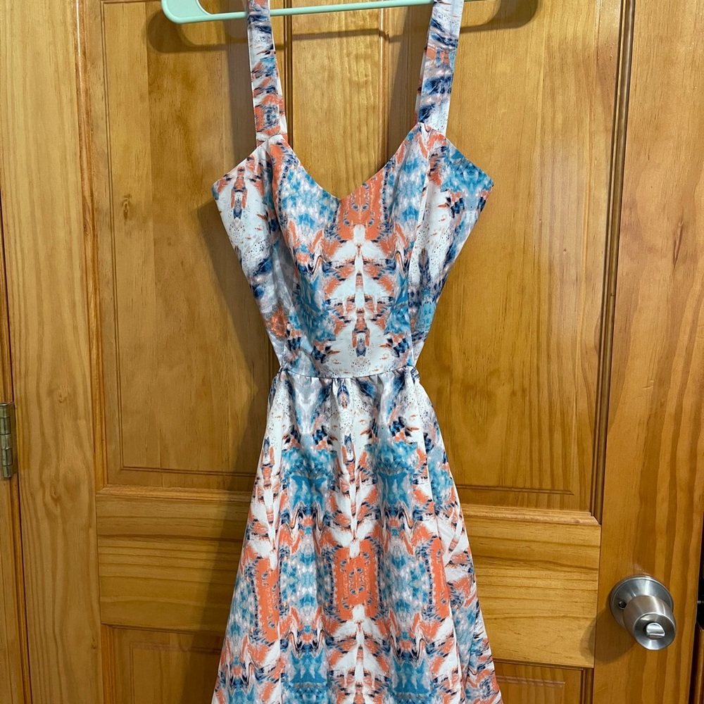 Open back party dress